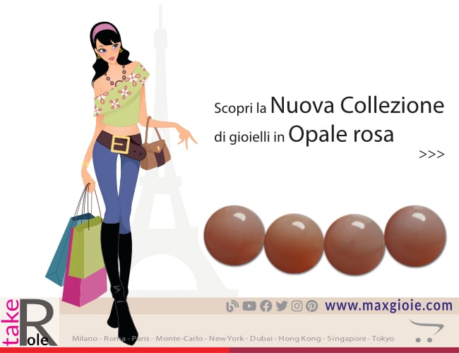 Scopri la nuova collezione di gioielli in Opale Rosa