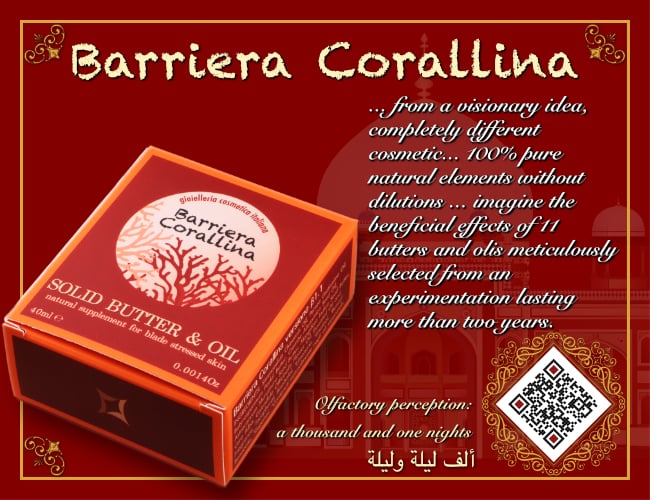 Barriera Corallina Cosmetics Christmas Promotion 10%