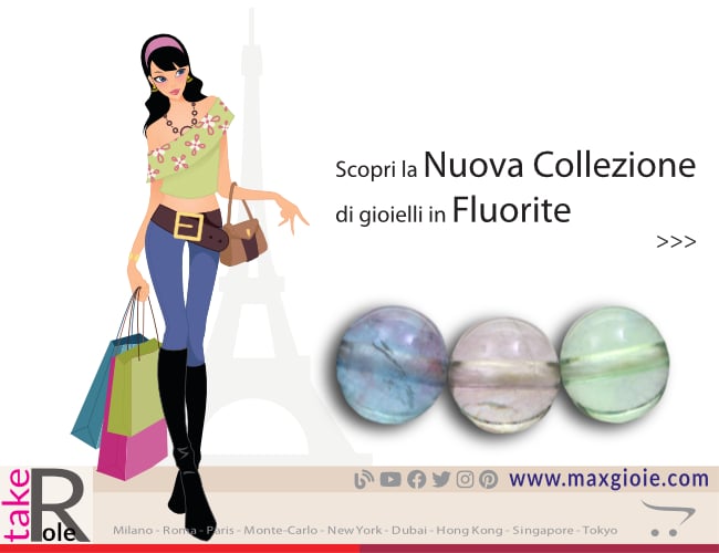 Scopri la nuova collezione di gioielli in Fluorite