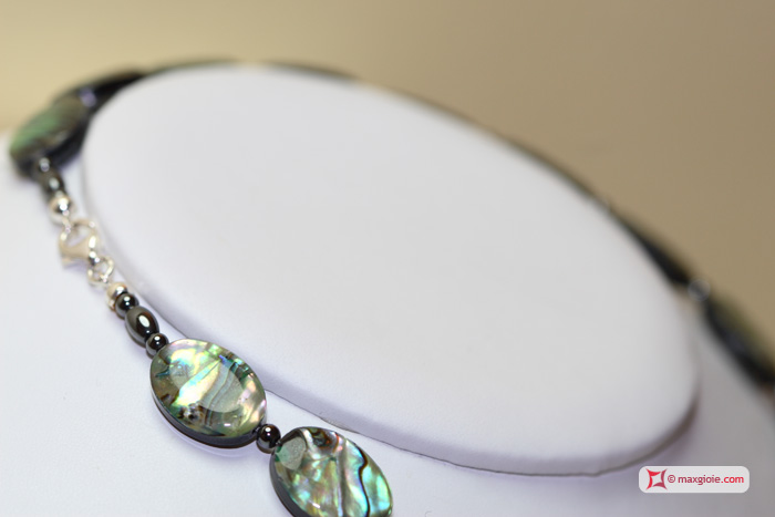 MAXGIOIE - Collana e Orecchini Aliotis ovale 13x18mm in Argento