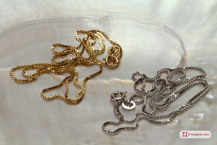 MAXGIOIE - Catenina veneziana Oro 18K [scelte multiple]