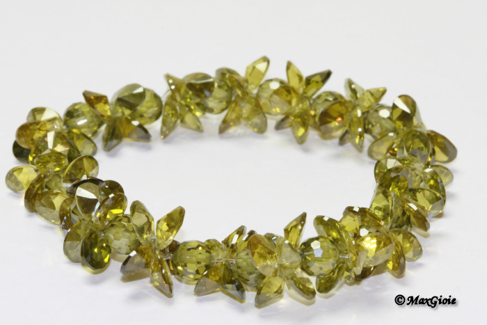 MAXGIOIE - Bracciale Zircone verde scuro 170 ct