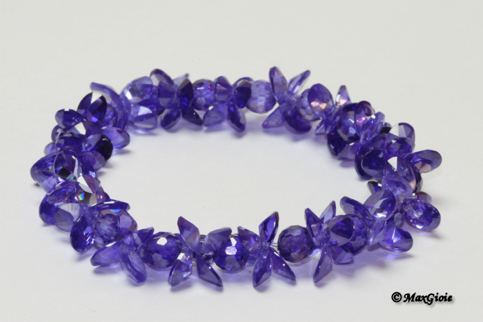 Dettaglio - Details MAXGIOIE - Bracciale Zircone lilla scuro 165 ct