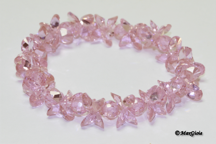MAXGIOIE - Bracciale Zircone rosa 166.5 ct