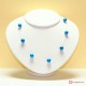 Collana Ovalite Acciaio pallini 10mm in Argento id5