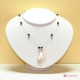 Collana Ematite Acciaio pallini 6mm in Argento id20
