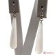 Orecchini Agata naturale Extra 8x40mm in Oro 18K