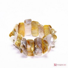 Braccialetto Trendy Conchiglia naturale estensibile id03