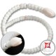 Bracciale Corallo bianco Extra incisione serpente
