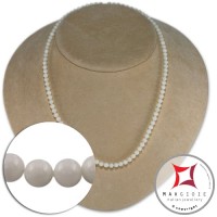 Collana Corallo bianco Extra 4-4¾mm in Oro 18K [vari diametri]