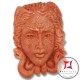 Incisione Artistica Corallo salmone del Pacifico 26x35mm