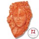 Incisione Artistica Corallo salmone del Pacifico 27x38.5mm