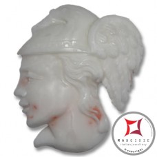 Incisione Artistica Corallo bianco del Pacifico 31x36.6mm