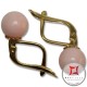 Orecchini Corallo rosa skin tone Extra 7-7¾mm in Oro 18K m [vari diametri]