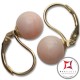 Orecchini Corallo rosa skin tone Extra 8-8¾mm in Oro 18K mmp [vari diametri]