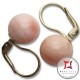 Orecchini Corallo rosa skin tone Extra 11-11¾mm in Oro 18K mmg [vari diametri]