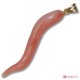 Pendente Corallo rosa Extra cornetto in Oro 18K id0206
