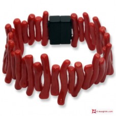 Bracciale Corallo rosso del Mediterraneo Extra rami 5mm