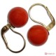 Orecchini Corallo rosso Extra 10-10¾mm in Oro 18K mmg [vari diametri]