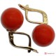 Orecchini Corallo rosso Extra 10-10¾mm in Oro 18K m [vari diametri]