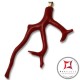 Pendente Corallo rosso Extra ramo medio in Oro 18K id2065