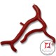 Pendente Corallo rosso Extra ramo grande in Oro 18K id2067