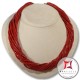 Thorchon 20 fili Coralloide Bambu rosso in Argento