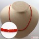Collana Corallo rosso Extra cannettine 2½mm in Oro 18K