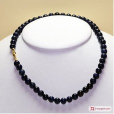 Collana Sodalite pallini 6mm in Argento