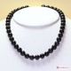 Collana Blue stone pallini 10mm in Argento