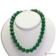 Collana Avventurina faccettata 14mm in Argento