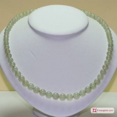 Collana Quarzo pallini graduati 7-11mm in Argento