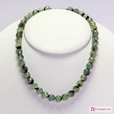 Collana Tormalina faccettato 10mm in Argento