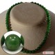 Collana Giada Extra pallini 8mm in Argento