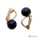 Orecchini Lapislazzuli Extra 7¾-8mm in Oro 18K clip