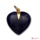 Pendente Lapislazzuli Extra Cuore 18x18mm in Oro 18k