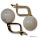 Orecchini Madreperla Extra 10mm in Oro 18K m