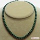 Collana Malachite Extra pallini 6mm in Oro 18K