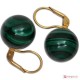 Orecchini Malachite Extra 14mm in Oro 18K mmg