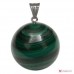 Pendente Malachite Extra 10mm in Oro 18K