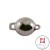 AUW004 Chiusura sferica Oro bianco ø8mm +€50,00