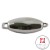 AUW007 Chiusura ovale Oro bianco +€80,00