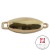 AUY007 Chiusura ovale Oro giallo +€80,00