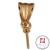 Oro giallo 18K per collana catenina