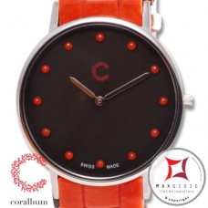 Orologio Corallium 40mm movimento svizzero con corallo id00m