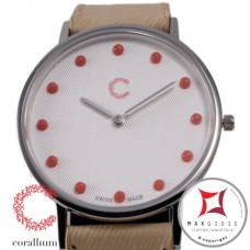 Orologio Corallium 40mm movimento svizzero con corallo id03m