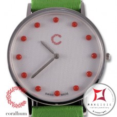 Orologio Corallium 40mm movimento svizzero con corallo id06m