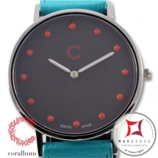 Orologio Corallium 40mm movimento svizzero con corallo id07m
