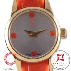 Orologio Corallium 20mm movimento svizzero con corallo id00w