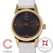 Orologio Corallium 20mm movimento svizzero con corallo id02w